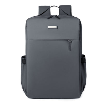 Dark grey Large Capacity Airbag Backpack Multi-Compartment Laptop Backpack Travel Business Bag