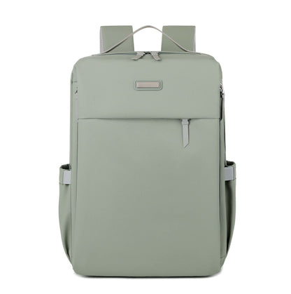 Green Large Capacity Airbag Backpack Multi-Compartment Laptop Backpack Travel Business Bag