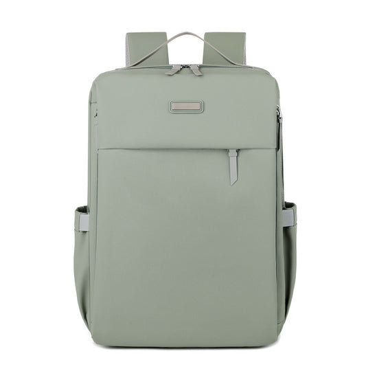 Green Large Capacity Airbag Backpack Multi-Compartment Laptop Backpack Travel Business Bag