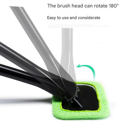 3-Piece Dark blue Car Windshield Cleaning Brush Set Microfiber Defogging Wiper Tool Window Glass Cleaner