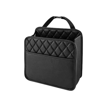Car Seat Back Organizer Storage Bag Multi-Pocket Vehicle Seatback Holder Black