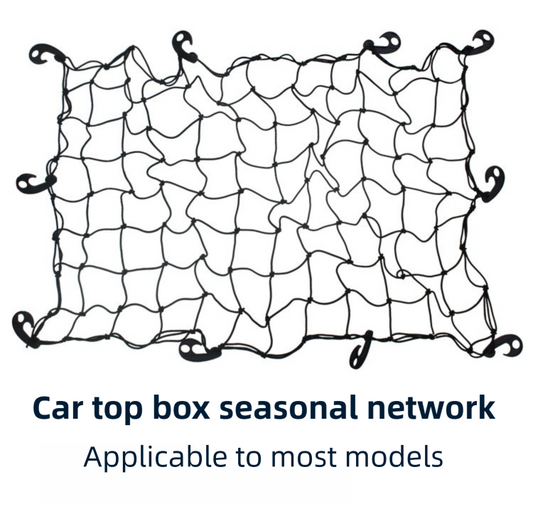 120 x 80 cm Car Roof Cargo High-Elasticity Net and Stretchable Luggage Storage Net with 10 Secure Hooks – Universal Roof Rack & Trunk Organizer Net for Travel, Camping and Outdoor Geariversal Roof Rack & Trunk Organizer Net for Travel, Camping and Outdoor