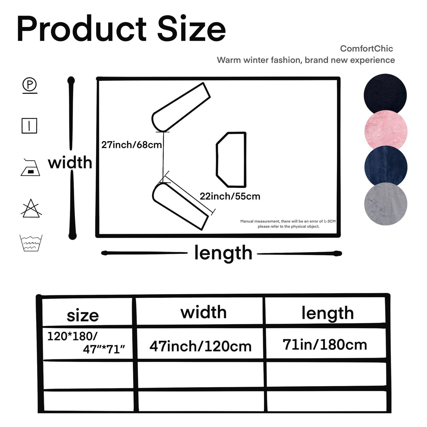 Black 180 x 120CM Extra Large Wearable Wrap Blanket with Sleeves and Large Pocket, Cozy Thickened Composed Flannel Sherpa Fleece Oversized TV Blanket Robe and Sofa Throw for Home Lounging