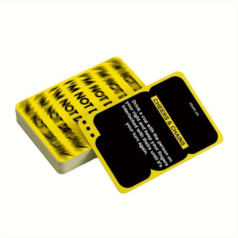 I'M NOT DRUNK Drinking 55-Card Game - Compact Party Fun Multiple Players Drinking Card Game Set for Friends, Couples & Game Nights