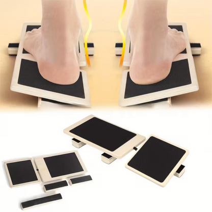 2-Pack Professional Wooden Balance Boards Set â€“ Ankle Rehabilitation & Stability Trainer for Physical Therapy, Yoga and Core Strength
