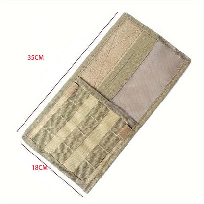 Navy Green Tactical Molle Car Sun Visor Organizer â€“ Durable Nylon Vehicle Storage Pouch with Adjustable Buckle, Loop Panelled EDC Pockets and Pen Sheath for Cars, Trucks, SUVs and Daily Driving Essentials