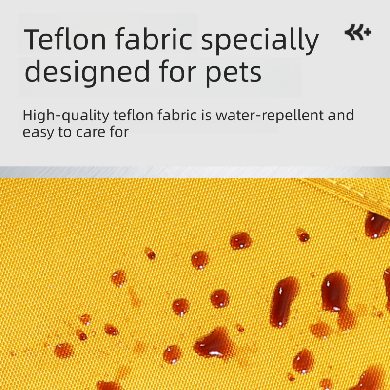 Green  S size Portable Foldable Pet Bed Mat – Waterproof Travel Dog Bed and Cat Cushion with Carry Handles, Removable Washable Cover, Plush Comfort Padding for Indoor and Outdoor Use