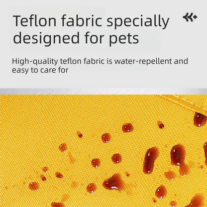 Green  S size Portable Foldable Pet Bed Mat – Waterproof Travel Dog Bed and Cat Cushion with Carry Handles, Removable Washable Cover, Plush Comfort Padding for Indoor and Outdoor Use