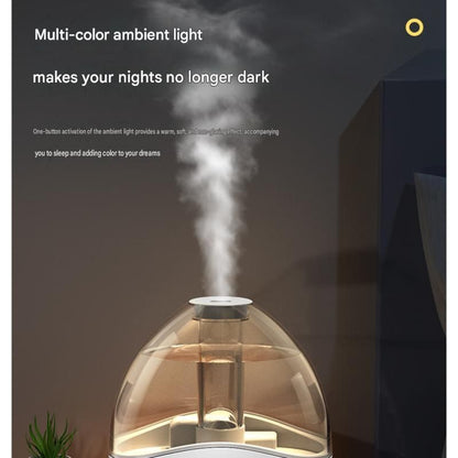 Blue 1.5L Ultrasonic Humidifier with 360Â° Rotating Mist Nozzle, Quiet Aroma Diffuser & 7-Color Night Light, ABS Desktop Air Moisturizer for Bedroom, Office & Home