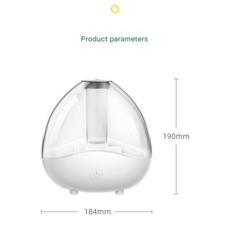 Blue 1.5L Ultrasonic Humidifier with 360Â° Rotating Mist Nozzle, Quiet Aroma Diffuser & 7-Color Night Light, ABS Desktop Air Moisturizer for Bedroom, Office & Home