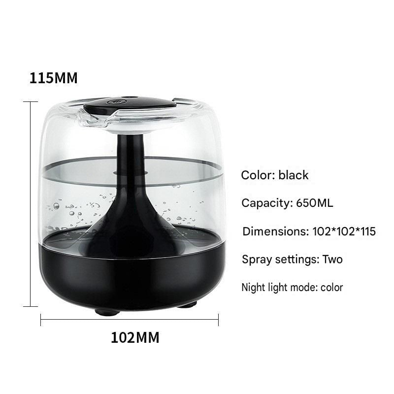 2 pcs Relaxing Winter Set - Pink  Nursing Cape and Black Mini Humidifier Soothing â€“ Soft Postpartum Shawl & 650ml USB Air Humidifier for Home Comfortï¼ŒRelax Self Care Present for Women