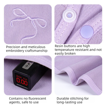 2 pcs Relaxing Winter Set - Pink  Nursing Cape and White Mini Humidifier Soothing â€“ Soft Postpartum Shawl & 650ml USB Air Humidifier for Home Comfortï¼ŒRelax Self Care Present for Women
