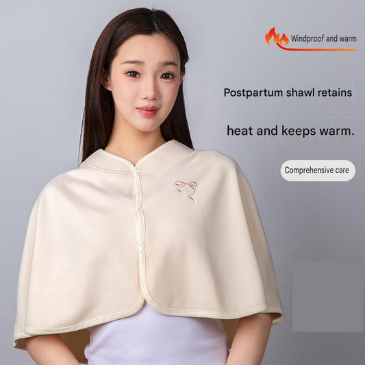 2 pcs Relaxing Winter Set - Purple  Nursing Cape and White Mini Humidifier Soothing â€“ Soft Postpartum Shawl & 650ml USB Air Humidifier for Home Comfortï¼ŒRelax Self Care Present for Women