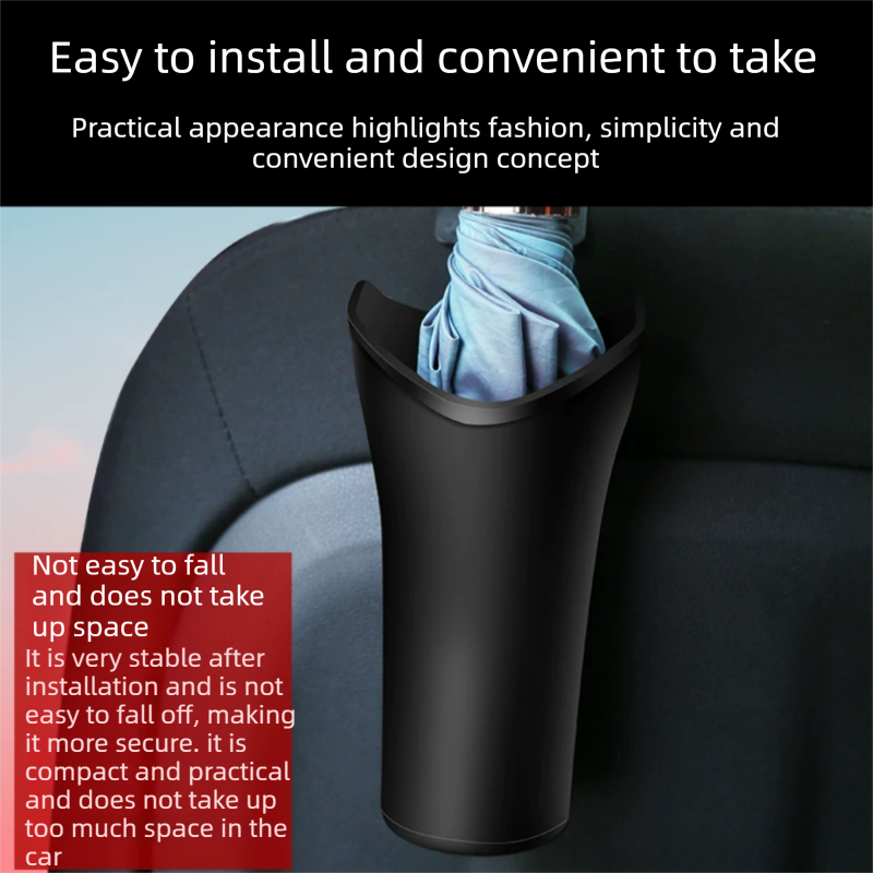 2 pcs Car interior essentials set-Blue Car Air Vent Aroma Diffuser &Black  Hanging Storage Bin- hanging storage container that is convenient to use and Compact