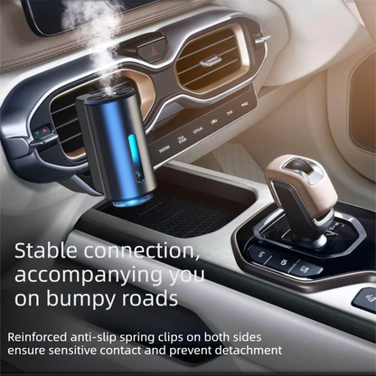 2 pcs Car interior essentials set-Blue Car Air Vent Aroma Diffuser &Black  Hanging Storage Bin- hanging storage container that is convenient to use and Compact