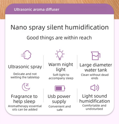 White Bud-shaped aroma diffuser 150ml Ultrasonic Aroma Diffuser Humidifier with Night Light â€“ Essential Oil Fragrance Diffuser for Bedroom, Living Room, Office & Bathroom