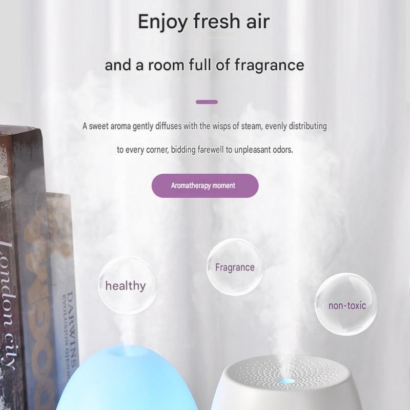 White Bud-shaped aroma diffuser 150ml Ultrasonic Aroma Diffuser Humidifier with Night Light â€“ Essential Oil Fragrance Diffuser for Bedroom, Living Room, Office & Bathroom