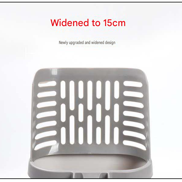 All-in-one Cat Litter Scoop - Detachable High-Capacity Waste Storage Bin with Garbage Bags, PP Material Cat Cleaning Tool for Efficient Litter Box Maintenance
