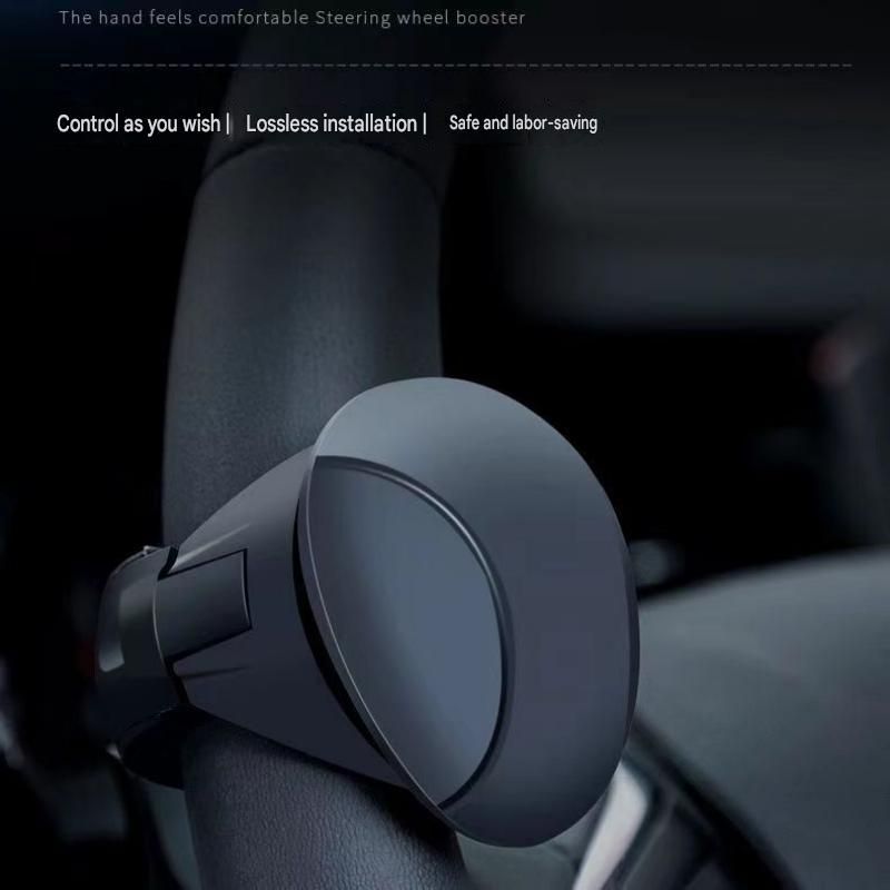 Car Steering Wheel Spinner Ball â€” Crafted from silicone, nylon, and metal, it features 360-degree rotation and a non-slip grip. Easy to install, it helps you steer effortlessly and navigate turns smoothly