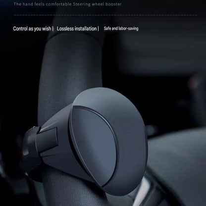 Car Steering Wheel Spinner Ball â€” Crafted from silicone, nylon, and metal, it features 360-degree rotation and a non-slip grip. Easy to install, it helps you steer effortlessly and navigate turns smoothly