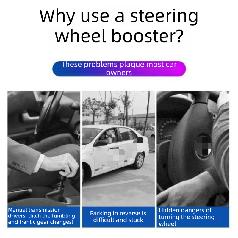 Car Steering Wheel Spinner Ball â€” Crafted from silicone, nylon, and metal, it features 360-degree rotation and a non-slip grip. Easy to install, it helps you steer effortlessly and navigate turns smoothly