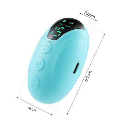 White Portable EMS Pulse Sleep Aid Device - 15 Adjustable Levels, Dual Mode Handheld Relaxation Tool for Stress Relief and Better Sleep Quality