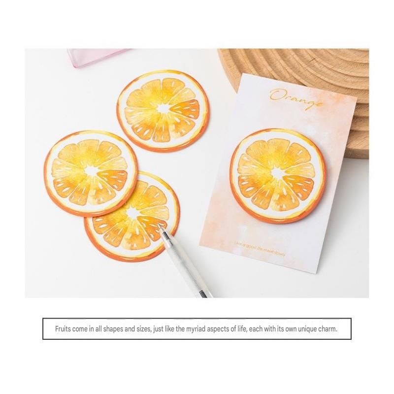3 Packs Watermelon Design Fruit Shaped Sticky Notes - Cute Memo Pads for Journaling Office School - Reusable Adhesive Labels Gift Ready