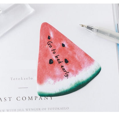 3 Packs Strawberry Design Fruit Shaped Sticky Notes - Cute Memo Pads for Journaling Office School - Reusable Adhesive Labels Gift Ready