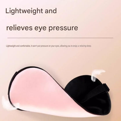 Black Spandex Sleep Eye Mask - 360 Degree Blackout, Zero Pressure Fit, Adjustable Strap, Includes Storage Bag and Earplugs for Travel and Napping