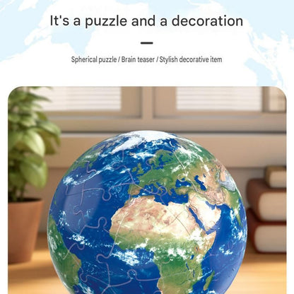 60 Piece 3D Jupiter Puzzle Ball - PVC Sphere Model , Educational Space Toy and Desktop Decor for  Student