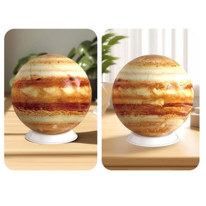 60 Piece 3D Jupiter Puzzle Ball - PVC Sphere Model , Educational Space Toy and Desktop Decor for  Student