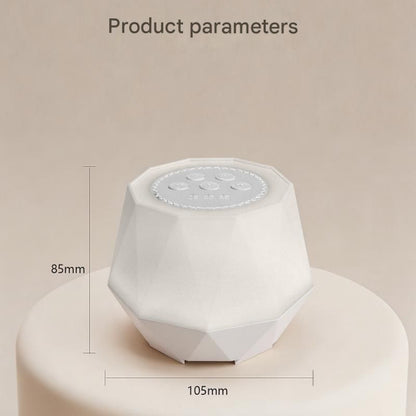 White Noise Sleep Aid Night Light - 7 Colour RGB Mood Lamp with Timer, Portable Bedside Table Lamp for Bedroom and Relaxation