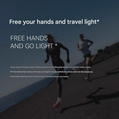 Grey M Size Running Waist Belt - High Stretch Spandex Nylon Blend, 360-Degree Storage Pocket, Breathable Mesh Design for Running and Gym Use