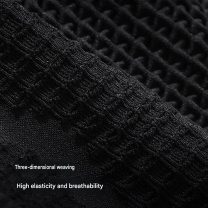 Comfortable Outdoor Sports Set-Black L Size Running Waist Belt and Black L Size High-Waisted Yoga Leggings  - Breathable Spandex Blend, Side Pockets for Phone and Keys, Lightweight Fitness Gear for Running and Gym