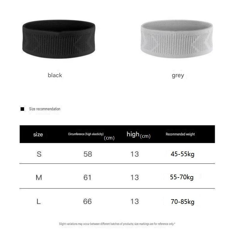 Comfortable Outdoor Sports Set-Grey M Size Running Waist Belt and Grey M Size High-Waisted Yoga Leggings  - Breathable Spandex Blend, Side Pockets for Phone and Keys, Lightweight Fitness Gear for Running and Gym