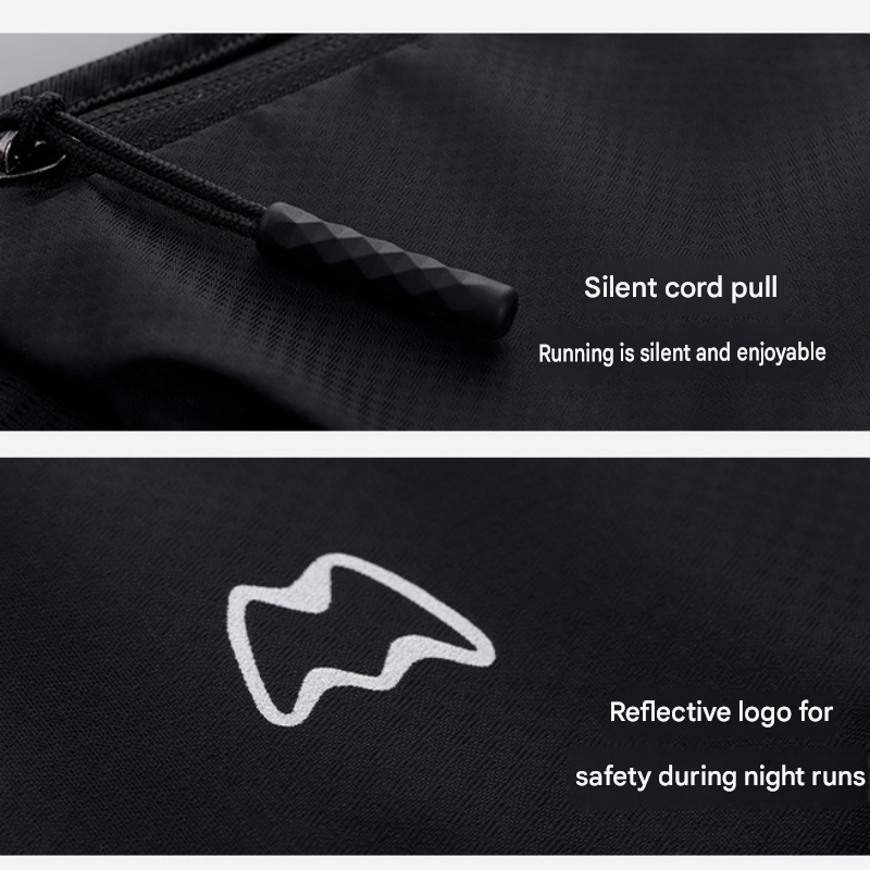Dry and Breathable Sports combination-Grey Running Waist Belt and Grey  152*76cm and 80*40cm Microfiber Sports Towel Set - Waterproof Nylon Belt with Reflective Strips, Quick Dry Gym Towels for Fitness Running Swimming