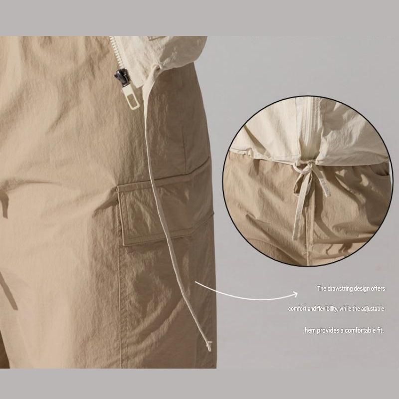 Women's Lightweight Outdoor Windproof and warm set - Black L Size Waterproof Windproof  Sun Protection Hooded Raincoat and Black Knitted Warm Headband Set for Hiking Travel Daily Wear