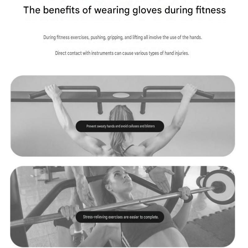 Black S size Women's Half-Finger Fitness Gloves - Liquid Silicone Shock Absorption, Ice Silk Breathable Fabric, Non-Slip Grip for Gym Yoga Cycling Weight Training
