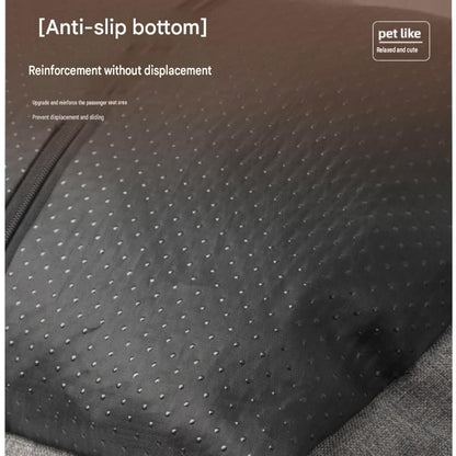 Grey S Size 40x30cm Car pet bed -Oxford Linen Removable Washable Non-Slip Sofa Bed for Small Dogs Cats Indoor Travel Use