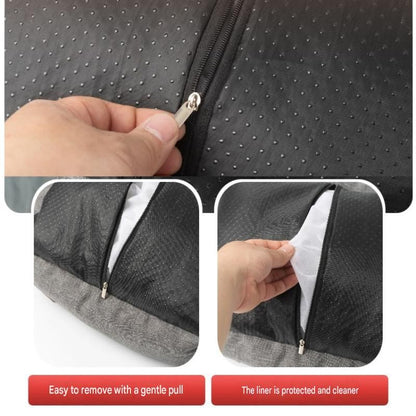 Green M Size 55x40cm Car pet bed -Oxford Linen Removable Washable Non-Slip Sofa Bed for Small Dogs Cats Indoor Travel Use