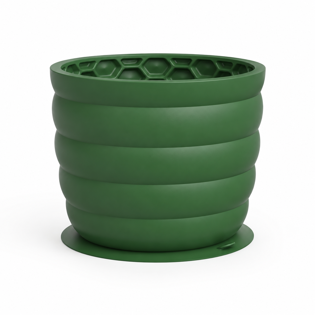 Silicone Slow Feeder Dog Bowl - Small Green 9.4 x 9.4 x 8.2 cm, Suction Base, Anti Gulp Design, Easy Clean Pet Bowl for Dogs and Cats