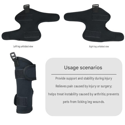 S  Size Dog Knee Brace and Leg Support Sleeve - Protective Wrap, Lightweight Anti Licking Cover for Walking and Supervised Daily Pet Care