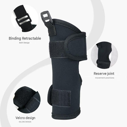 S  Size Dog Knee Brace and Leg Support Sleeve - Protective Wrap, Lightweight Anti Licking Cover for Walking and Supervised Daily Pet Care