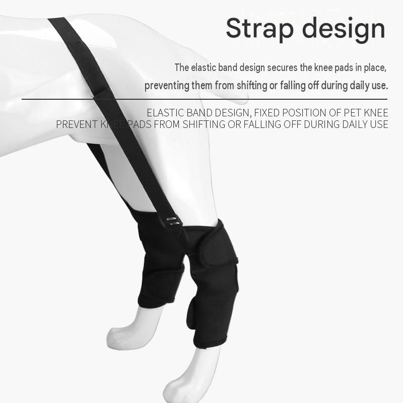 M  Size Dog Knee Brace and Leg Support Sleeve - Protective Wrap, Lightweight Anti Licking Cover for Walking and Supervised Daily Pet Care