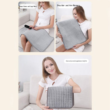 Electric Heating Pad 40 x 76cm with 9 Heat Levels and 4 Timer Settings, Washable Full Body Heating Mat for Back, Waist, Legs and Shoulders
