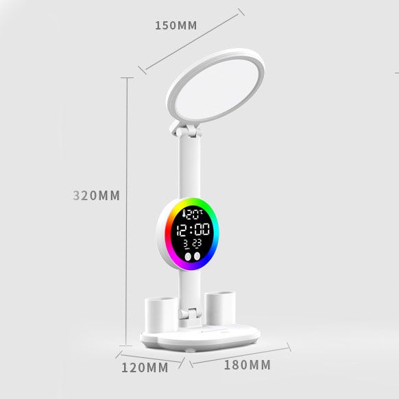 Study Smarter Bundle LED Reading Lamp with Smart Display Pen Holders & White Magnetic Countdown Timer