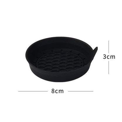 4 Pack Silicone Car Cup Holder Coaster Set â€“ Anti-Slip Heat Resistant Car Cup Mats, Universal Car Interior Drink Pad Accessories