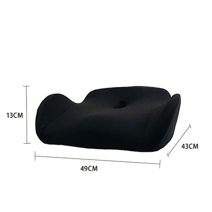 Memory Foam Seat Cushion & Lumbar Support Pillow Set â€“ Ergonomic Office Chair & Car Seat Pad for Lower Back Pain Relief, Hip & Back Comfort