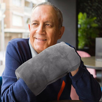 USB Heated Plush Hand Warmer Bag â€“ Electric Rechargeable Warm Hand Cushion, Soft Winter Heating Hand Muff, Portable USB Warm Hand Pad