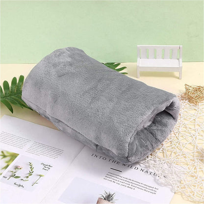USB Heated Plush Hand Warmer Bag â€“ Electric Rechargeable Warm Hand Cushion, Soft Winter Heating Hand Muff, Portable USB Warm Hand Pad